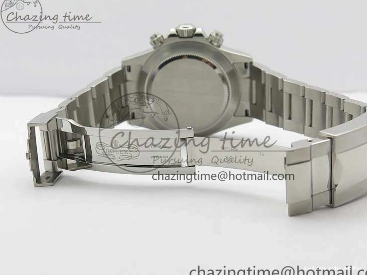 Rolex aaa copy Bezel White Sustainable 116500 Noob Edition on Bracelet Ceramic Best A SS Dial 1:1 2980 Daytona 1218